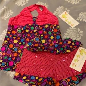 2 piece dance outfit